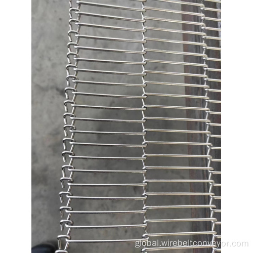 Ladder Wire Mesh Conveyor Belt Durable Chain Driven Flat Flex Belt Manufactory